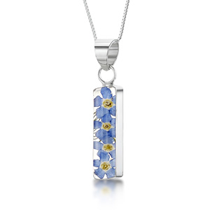 Forget me not seed necklace discount
