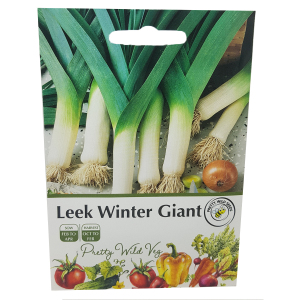 Leek Winter Giant Seeds in Pictorial Packet