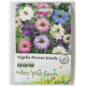 Kings Seeds Nigella Pictorial Packet Persian Jewels Mixed Flower