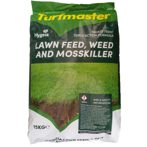 Turfmaster Lawn Feed, Weed and Moss Killer 15Kg