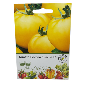 Golden Sunrise F1 Tomato Seeds in Pictorial Packet