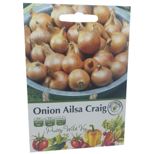 Onion Ailsa Craig Seeds in Pictorial Packet