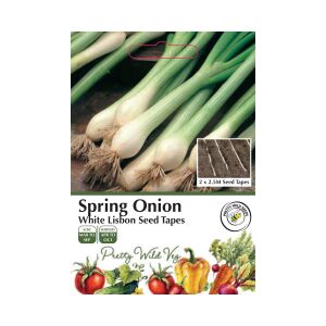 Seed Tapes Spring Onion White Lisbon 5m in total