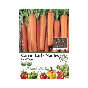 Seed Tapes 2.5m x 2 Carrot Nantes 5m in total