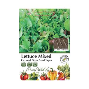 Seed Tapes Lettuce cut n Grow 5m in total