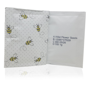 Bee Printed Wildflower Promo Sachets