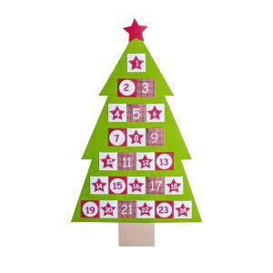Large Felt Christmas Tree Advent Calendar With Seeds; Flowers, Veg, Herbs or Mixed!