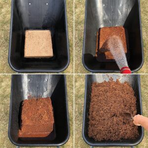 70 Litres Organic Coco Coir Compost Blocks/Bricks | Natural Peat-Free Growing Medium/Potting Soil